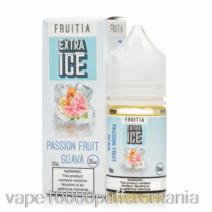 Vape Romania Passionfruit Guava - Extra Gheata - Saruri De Fructe - 30ml 35mg